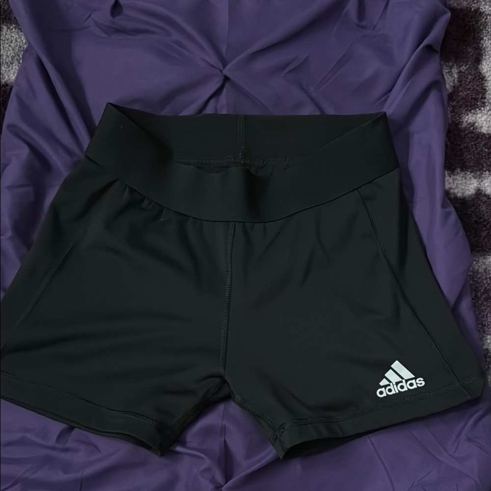 Adidas Black Athletic Compression Shorts